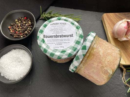 Wurstglas Bauernbratwurst