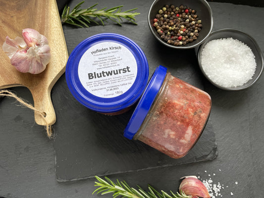 Wurstglas Blutwurst