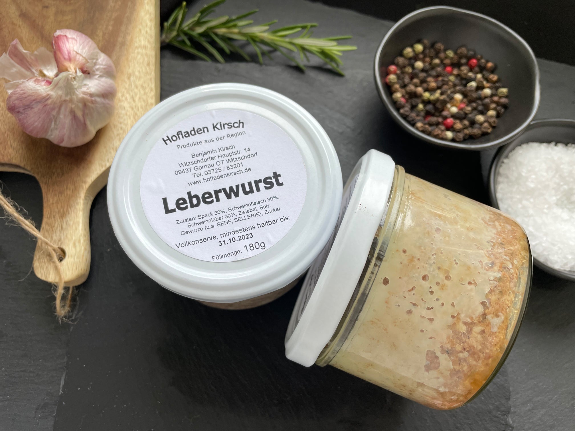 Wurstglas Leberwurst grob – Hofladen Kirsch
